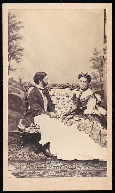 Unknown, [Couple on a Settee]
