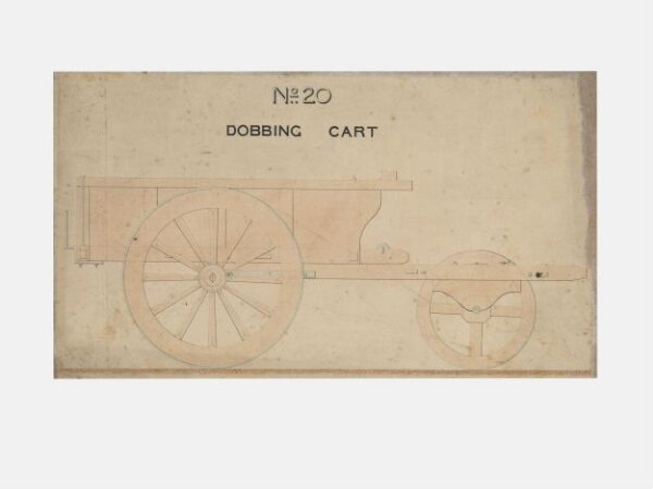 Unknown, One of twenty-one drawings of various types of indigenous conveyance in Poona showing side view and section.