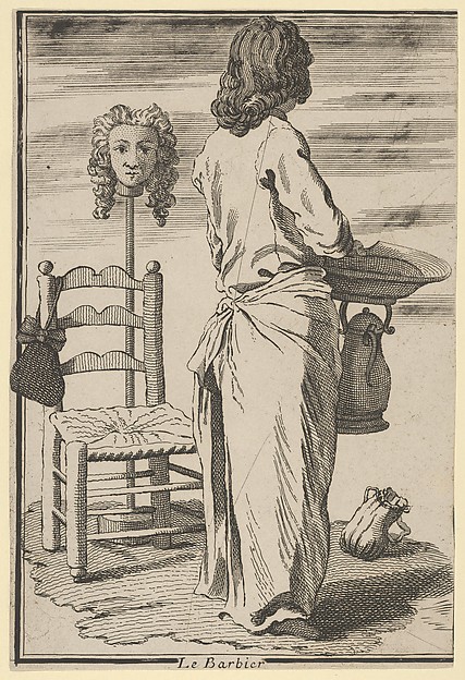 Anonymous, French, 18th century, The Barber