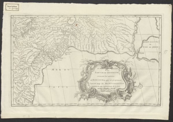 Anville, Jean Baptiste Bourguignon d', (1697-1782) (cartographer), XIIe. et derniere feuille de la Tartarie Chinoise