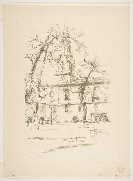James McNeill Whistler, St. Giles-in-the-Fields