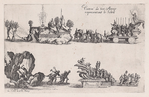Jacques Callot, Entrée du duc Charles IV (Entrance of Duke Charles IV), from "Le Combat a la Barrière"