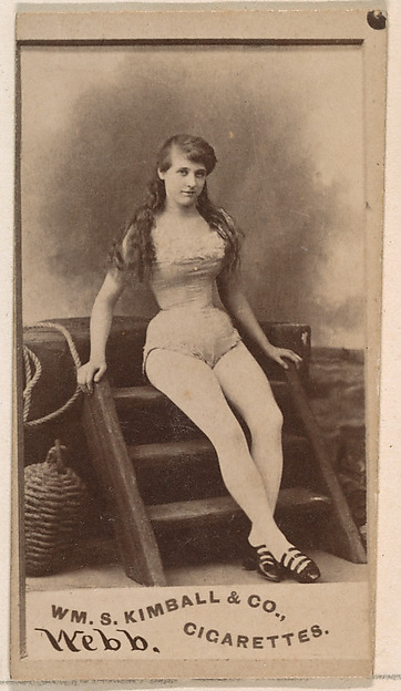 William S. Kimball & Company, Miss Webb, from the Actresses series (N203) issued by Wm. S. Kimball & Co.