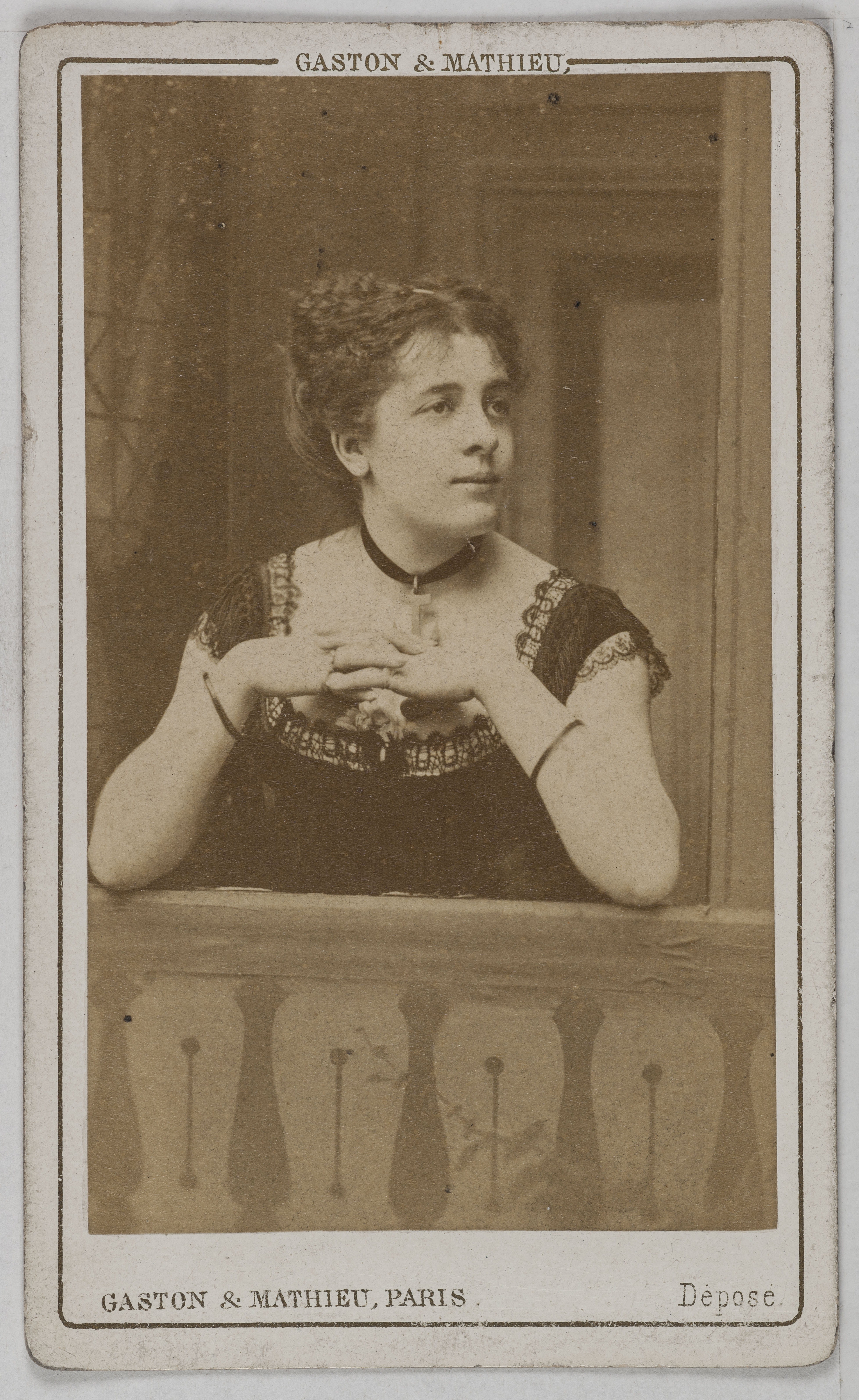 Gaston & Mathieu, Portrait d'Anna Judic (Anna Marie Louise Damiens, épouse Israël, dite), (1850-1911), (cantatrice, actrice)