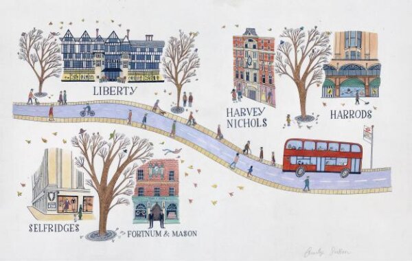 Emily Sutton, London's famous department stores