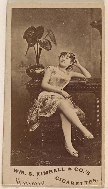 William S. Kimball & Company, Miss Ammie, from the Actresses series (N203) issued by Wm. S. Kimball & Co.