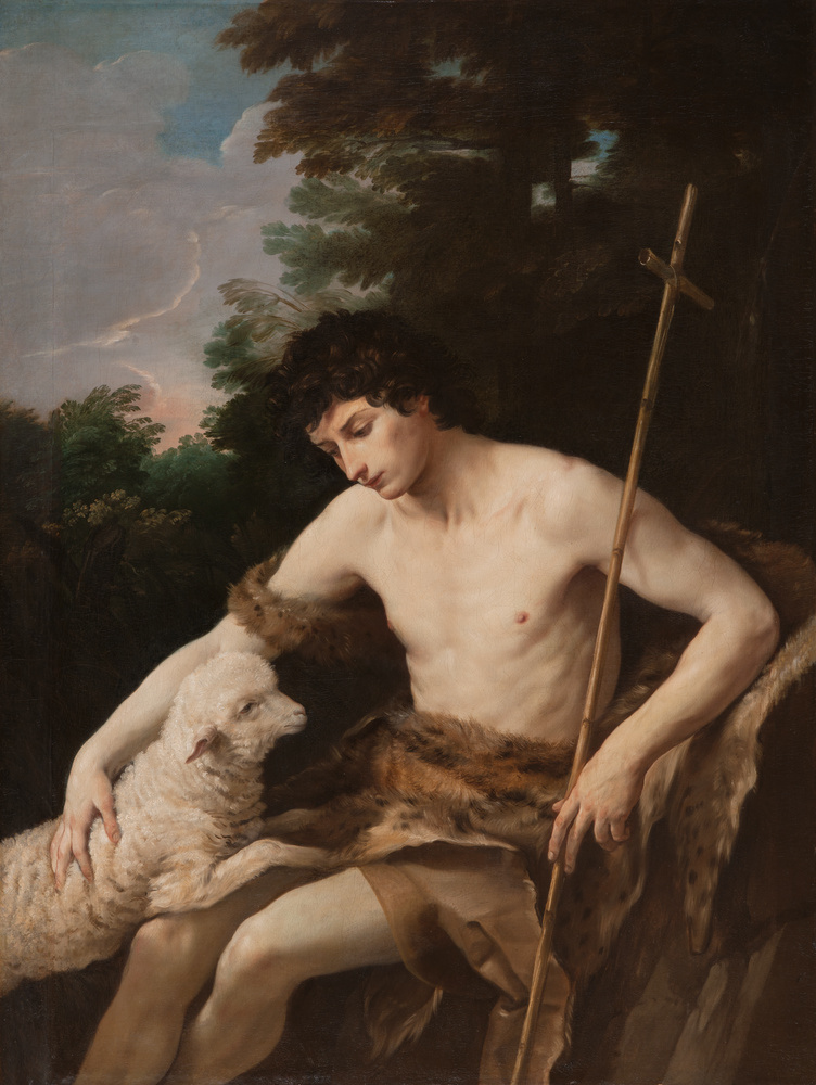Guido Reni, Saint Jean Baptiste caressant l'agneau sans tache