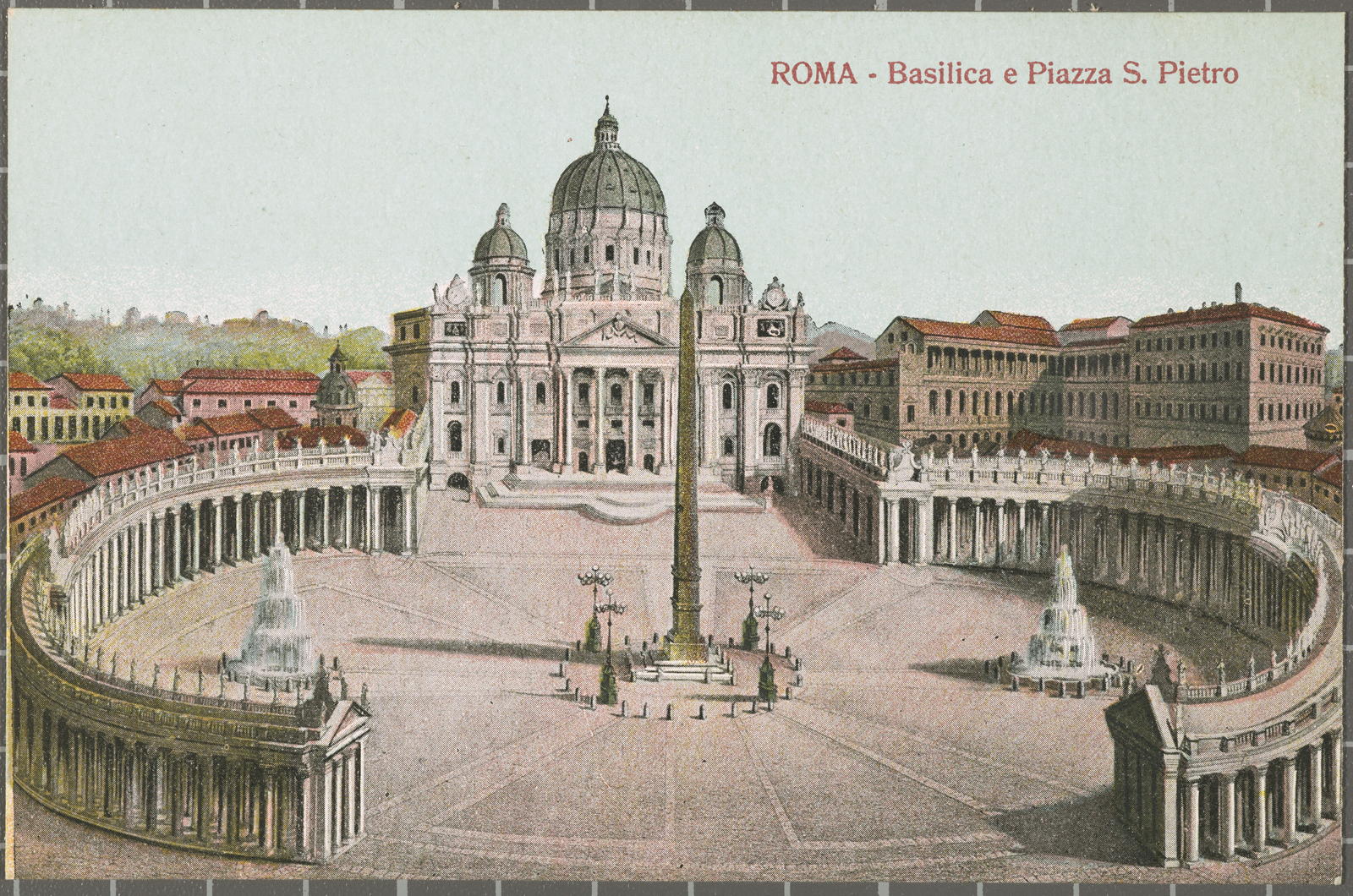 Desconegut, ROMA - Basilica e Piazza S. Pietro