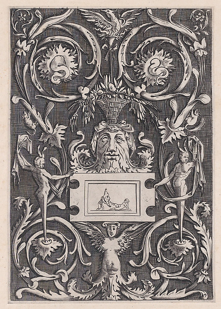 Agostino Veneziano (Agostino dei Musi), Ornamental Panel