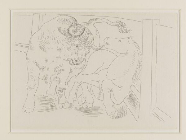 Pablo Picasso, Taureau et cheval