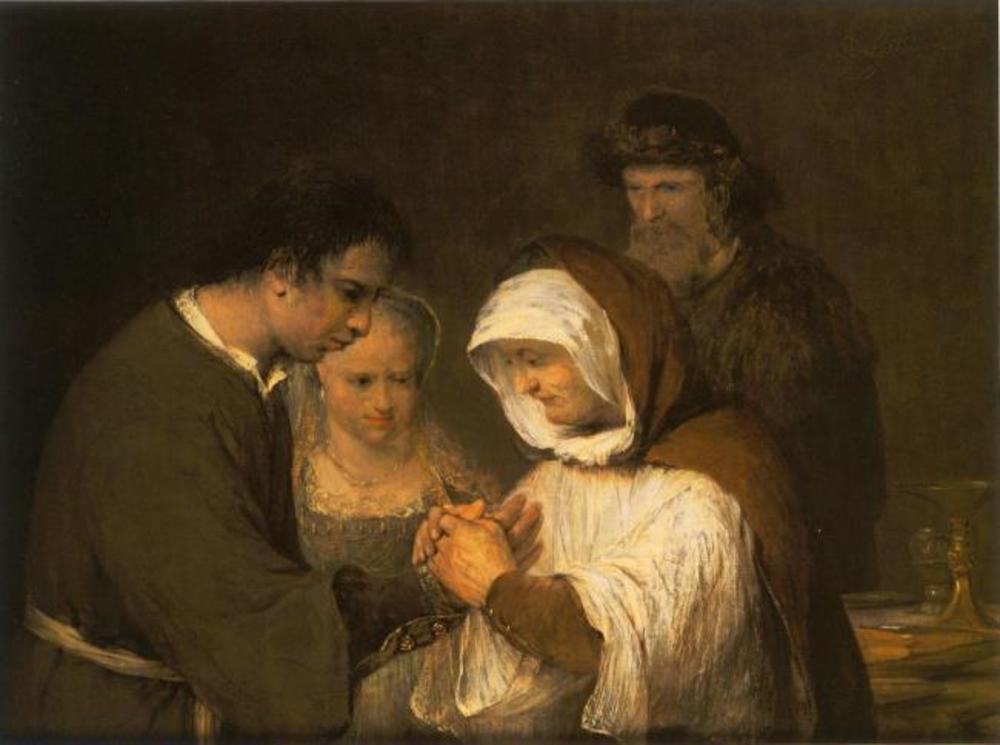 Arent de Gelder, Edna blesses Tobias and Sara