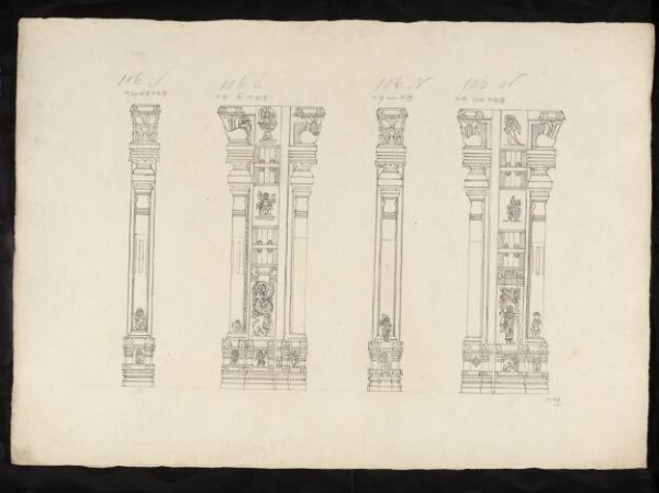 Unknown, Architectural drawing of Tirumala Nayak at Madura,
