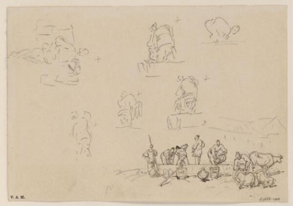 George Chinnery, Sketches of Chinese figures