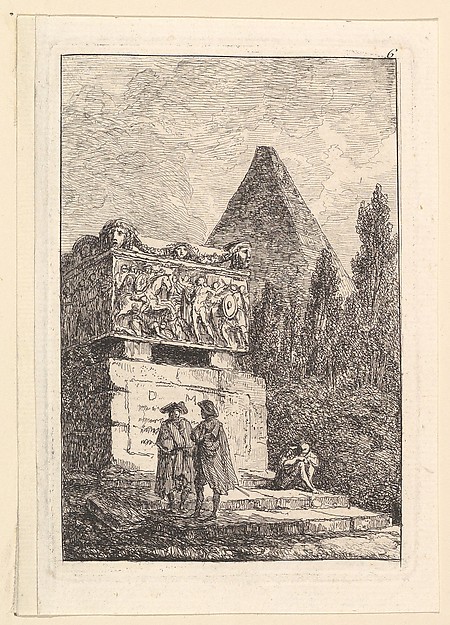 Hubert Robert, Le Sarcophage