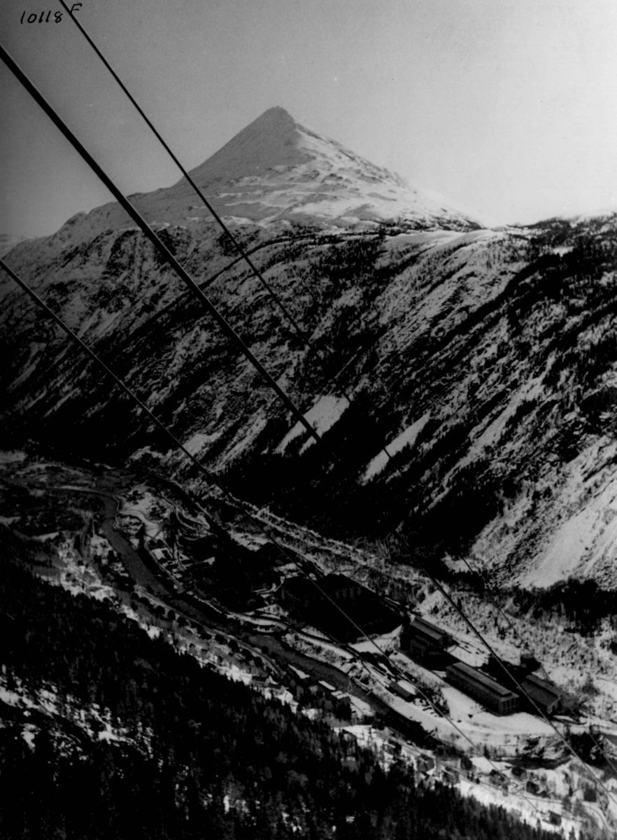 Anders Beer Wilse, Taubane, vinter, sno, Gaustatoppen, Gvepseborg, Vestfjorddalen, Rjukan.