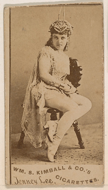 William S. Kimball & Company, Jenny Lee, from the Actresses series (N203) issued by Wm. S. Kimball & Co.