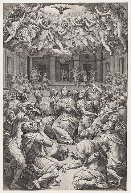Cornelis Cort, The Pentecost