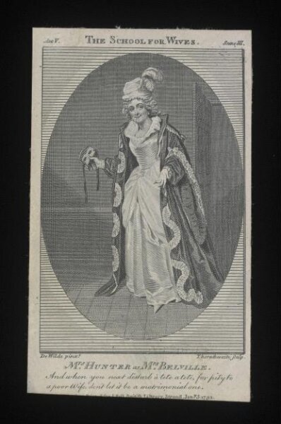 Samuel De Wilde, Mrs Hunter as Mrs. Belville