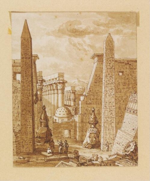 Unknown, Entry of Palace of Luxor, formerly Thebes
