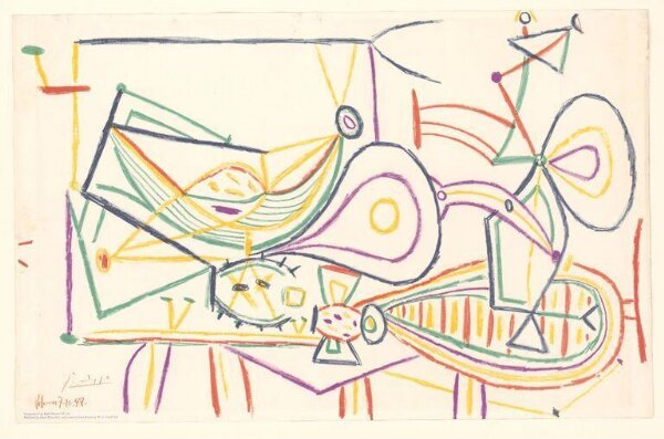 Pablo Picasso, Composition