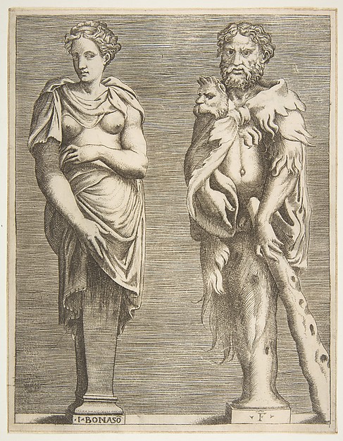 Giulio Bonasone, Terms of Hercules and Deianira