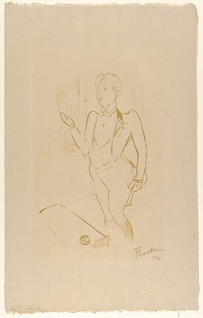 Henri de Toulouse-Lautrec, Mary Hamilton (from Le Café Concert)
