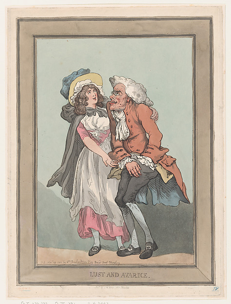Thomas Rowlandson, Lust and Avarice