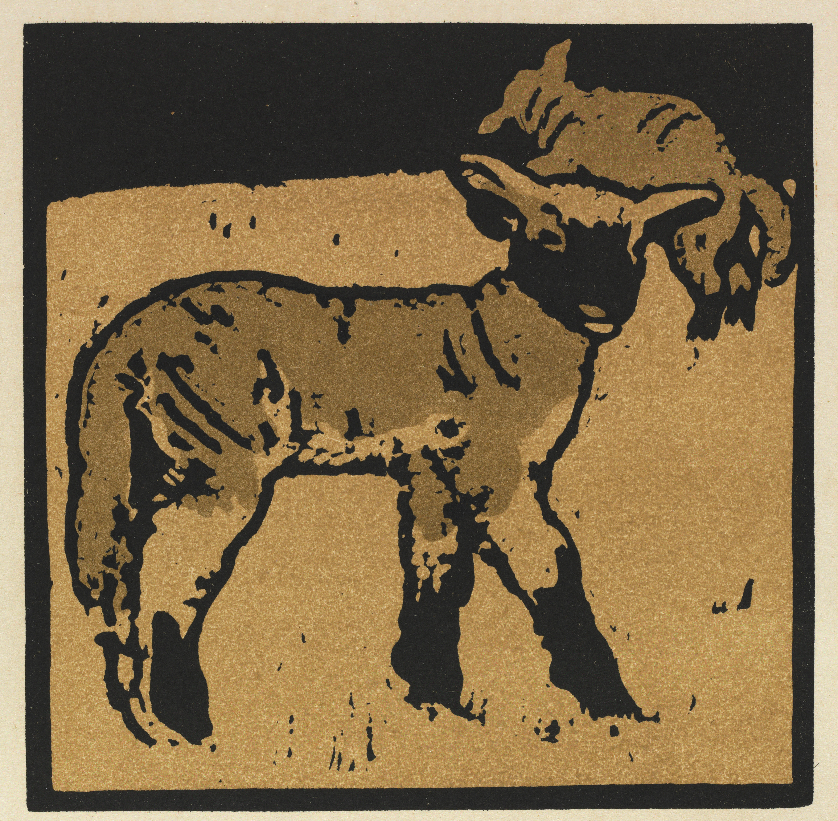 William Nicholson, The Square Book of Animals: The Very Tame Lamb