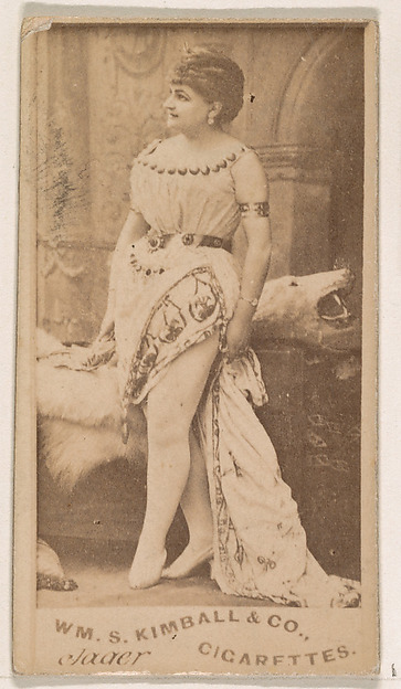 William S. Kimball & Company, Mlle. Jager, from the Actresses series (N203) issued by Wm. S. Kimball & Co.