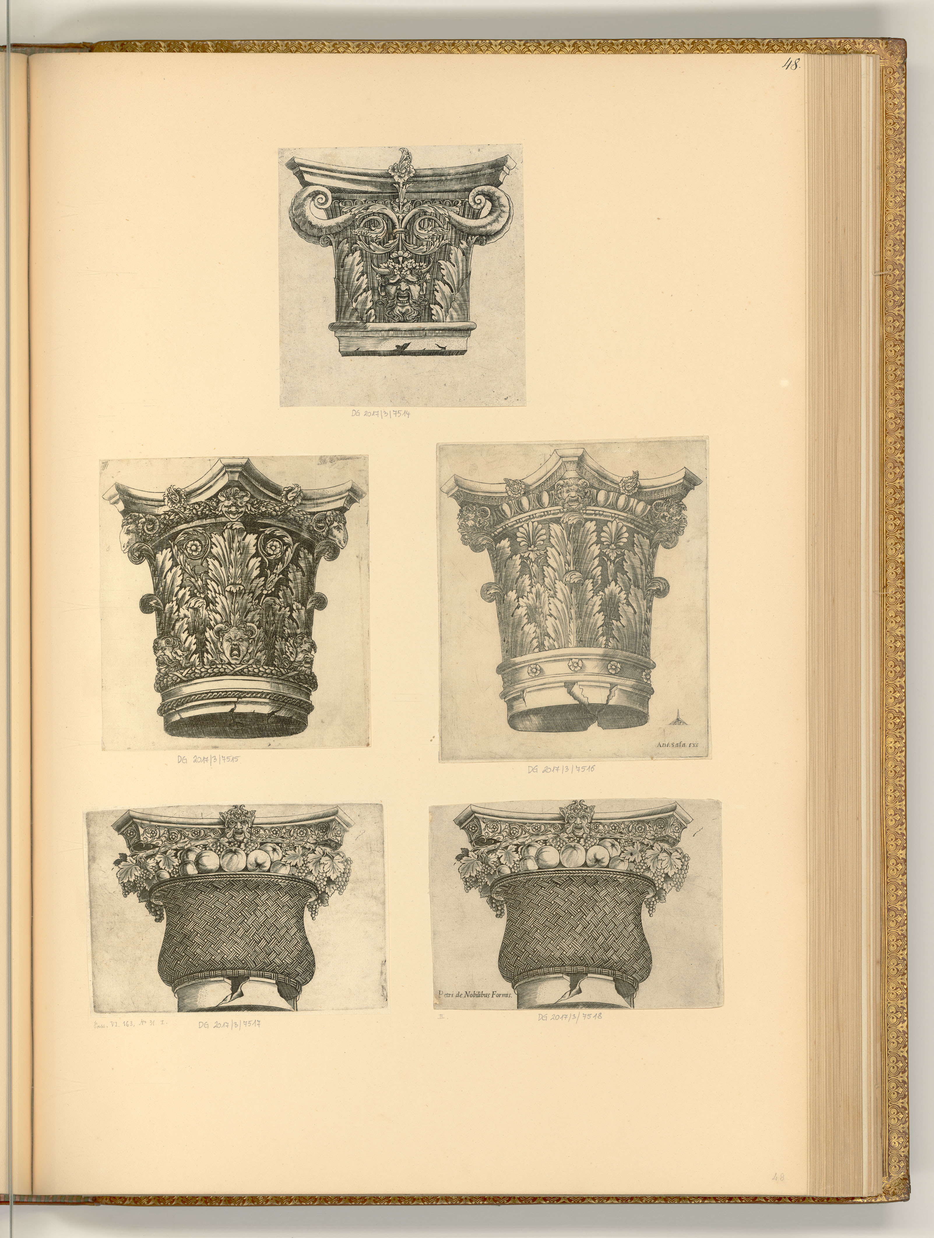 Monogrammist(unbestimmt), Säulenkapitelle