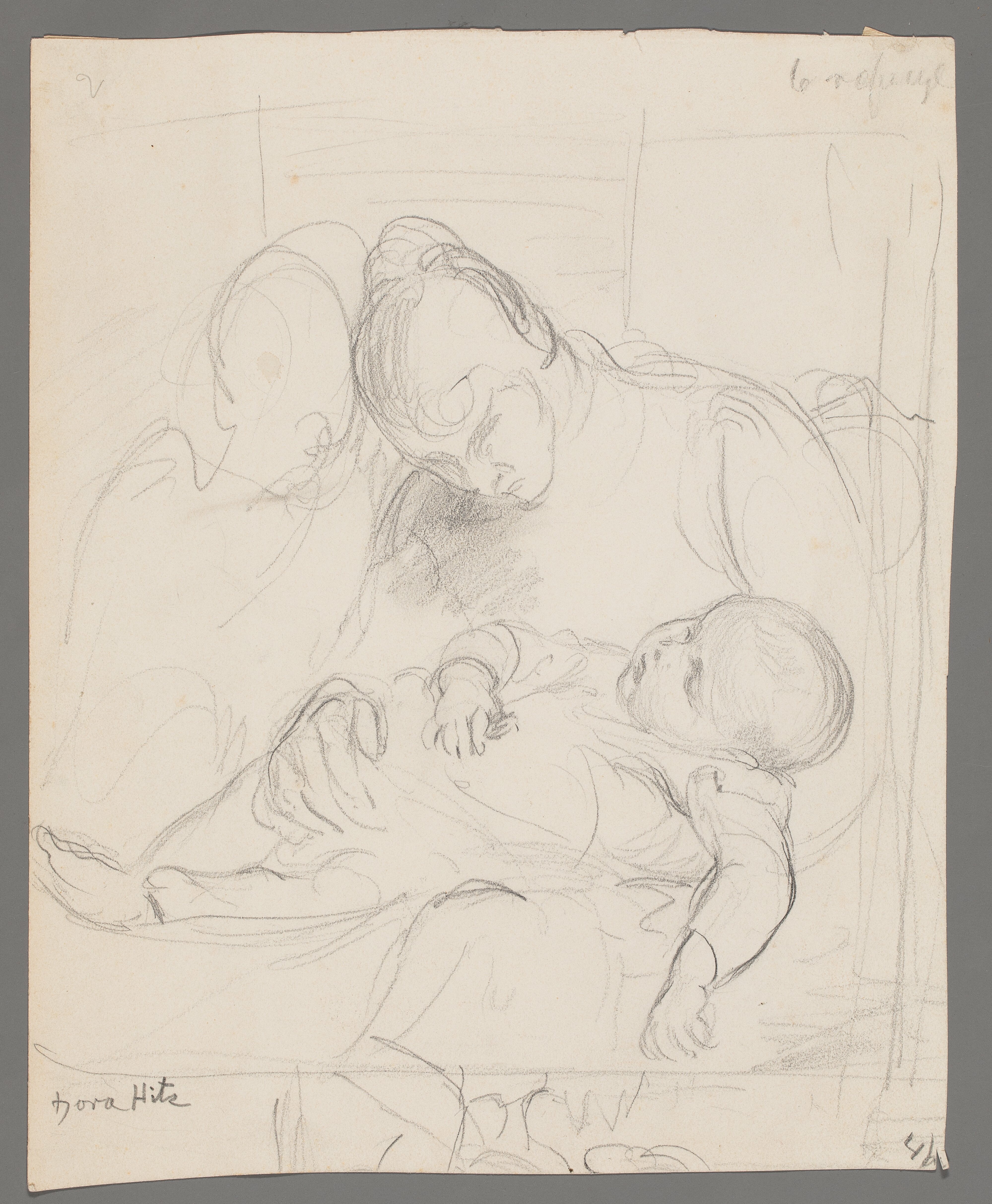 Unknown artist, Hitz, Dora: Mother and Child