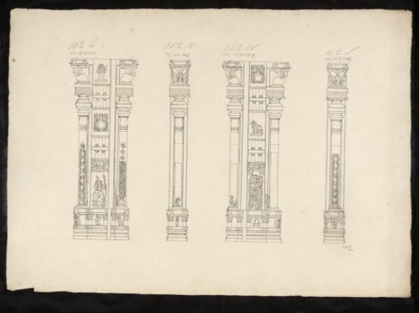 Unknown, Architectural drawing of Tirumala Nayak at Madura,
