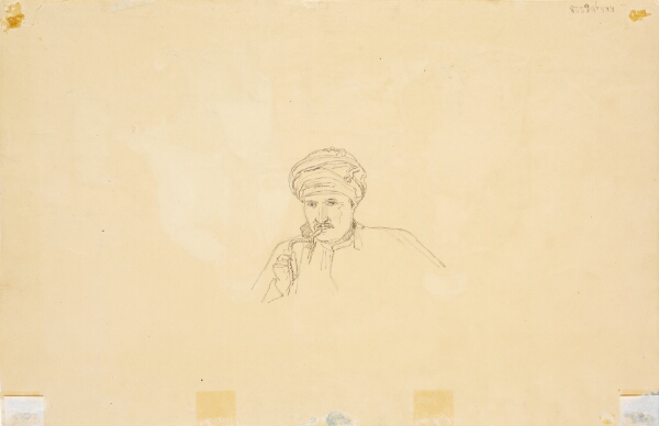 Martinus Rørbye, Siddende tyrk