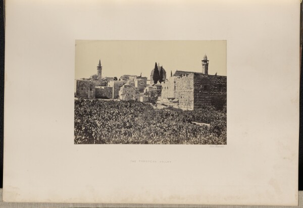 Francis Frith, The Tyropean Valley