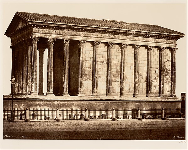 Edouard Baldus, Maison Carrée à Nîmes