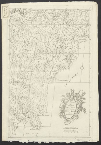 Anville, Jean Baptiste Bourguignon d', (1697-1782) (cartographer), Ve feuille qui est proprement la premiere du Thibet, et qui contient Le Si-Fan et Païs Limitrophe