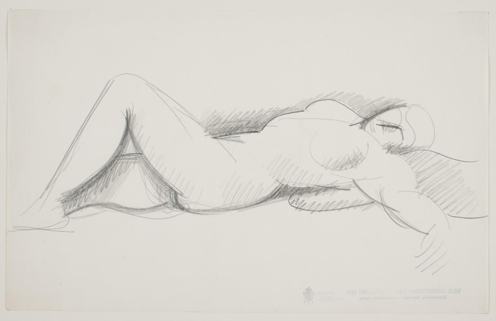 Vilhelm Lundstrøm, Liggende kvindelig model
