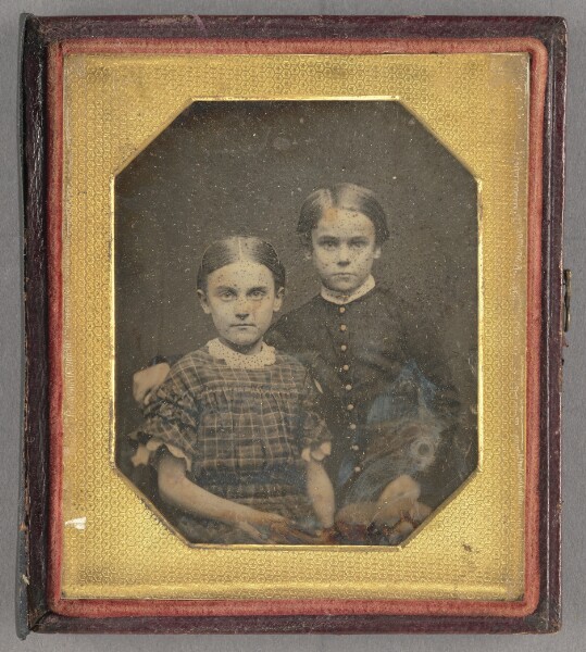 Unknown, [Portrait of Two Seated Children]