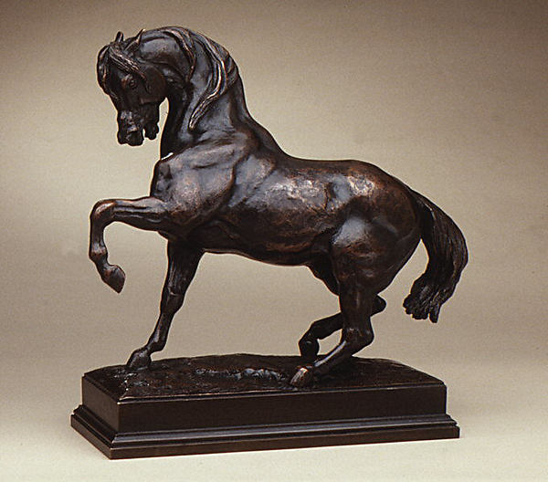 Antoine-Louis Barye, Turkish Horse no. 2, Left Foreleg Raised