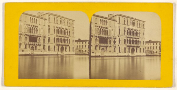 Unknown, Venise (Italie) Palais Foscari, sur le Grand Canal.