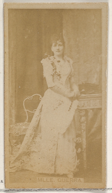 Allen & Ginter, Mlle. Guerra, from the Actors and Actresses series (N45, Type 8) for Virginia Brights Cigarettes
