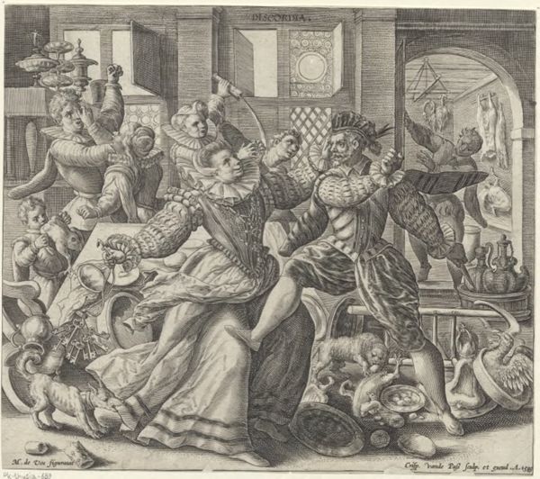 Passe, Crispijn van de, (approximately 1565-1637), (printmaker), Discordia