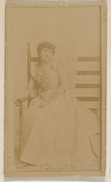 Kinney Brothers Tobacco Company, Bessie Linch, from the Actresses series (N245) issued by Kinney Brothers to promote Sweet Caporal Cigarettes
