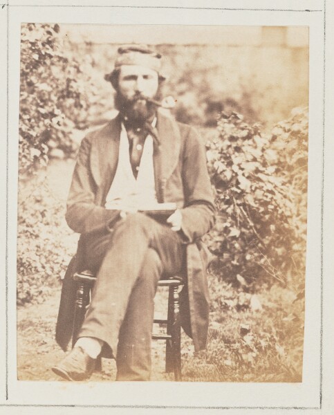 Unknown, [Portrait of a Man With a Pipe]