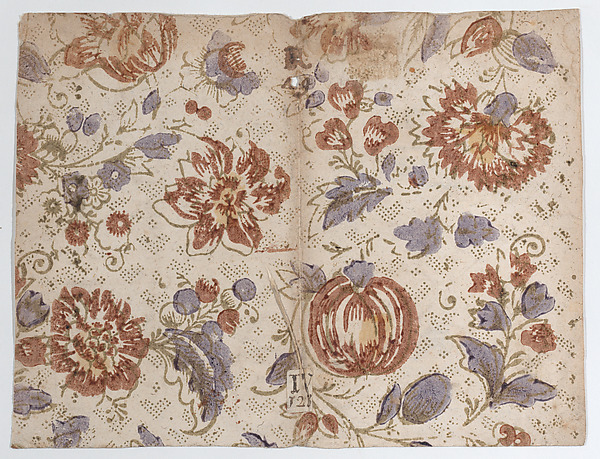 Anonymous, Book cover with overall circular pattern