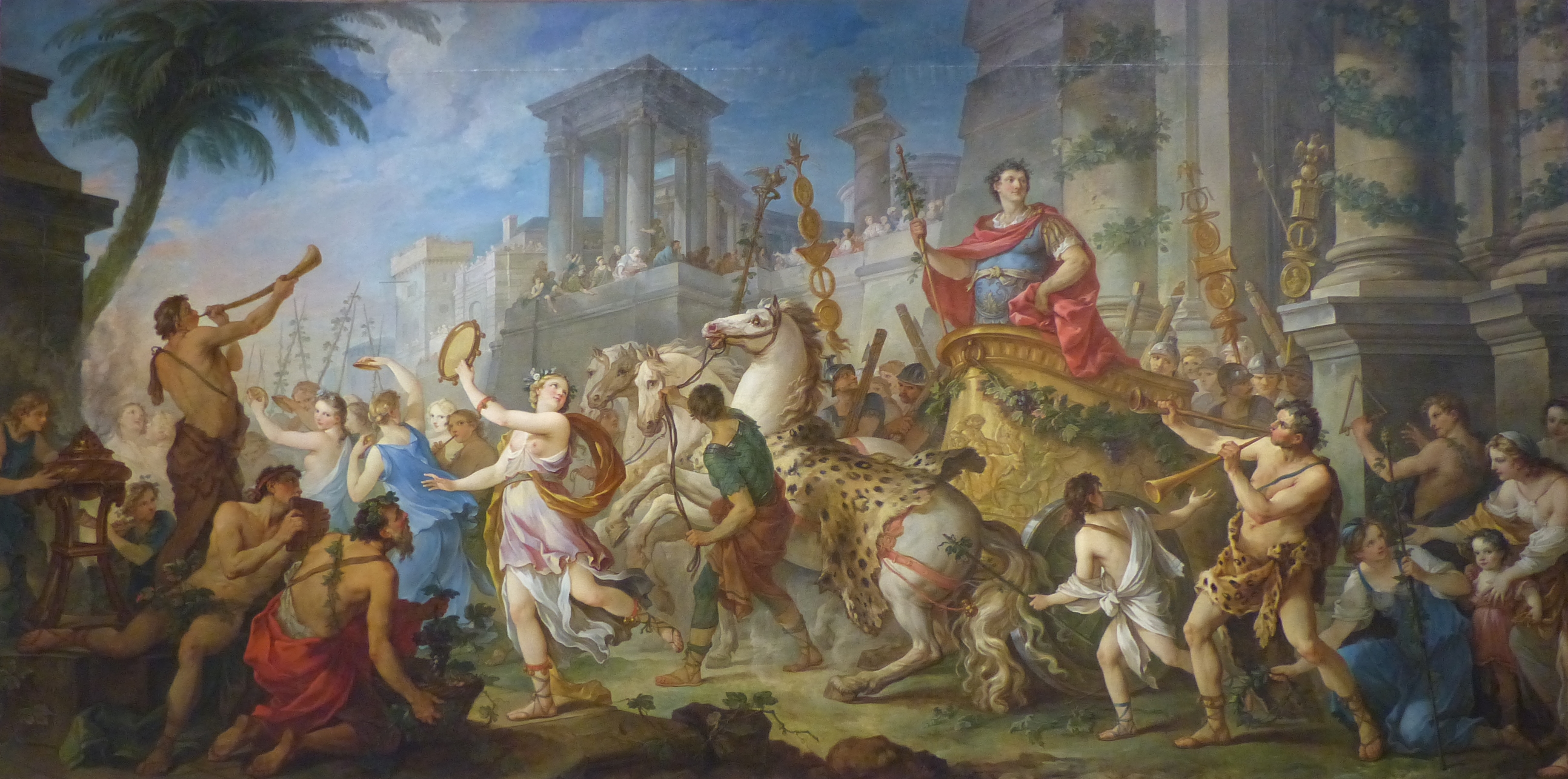 Charles-Joseph Natoire, L'Entrée de Marc-Antoine à Ephèse