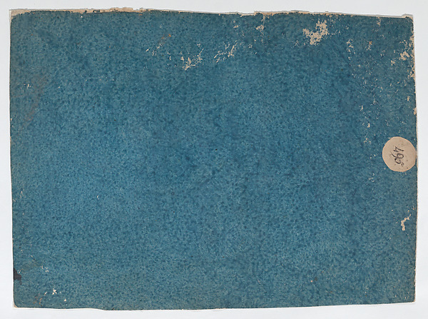 Anonymous, Blue paste paper