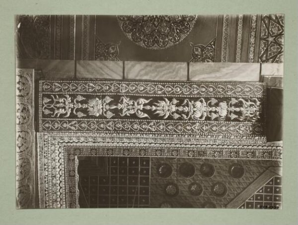 K.A.C. Creswell, Interior detail of the Dome of the Rock, Jerusalem