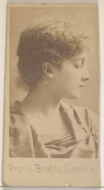 Allen & Ginter, From the Actors and Actresses series (N45, Type 5) for Virginia Brights Cigarettes