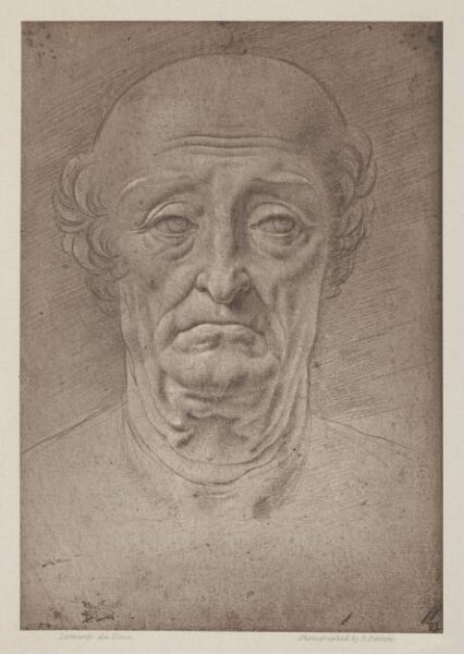 Fenton, Roger, Photograph of Leonardo da Vinci drawing
